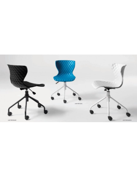Silla giratoria de diseño LADY PEPA