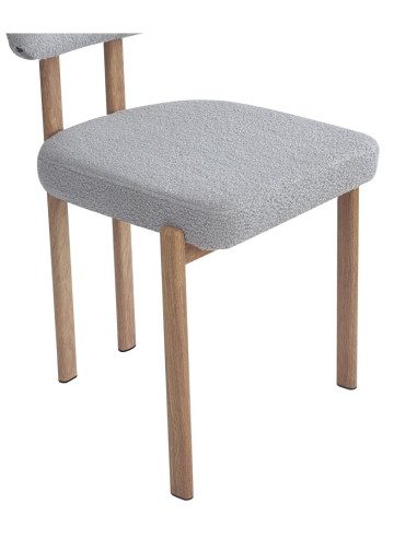 Silla en Tejido Bouclé MESINA