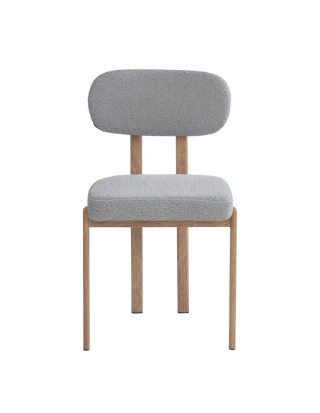 Silla en Tejido Bouclé MESINA