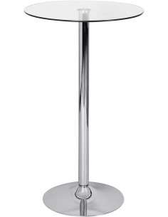 Mesa alta de cristal BERNIE NEW