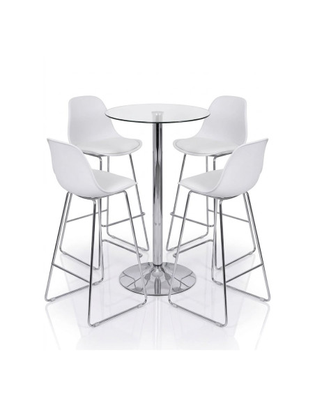 Mesa alta de cristal BERNIE NEW