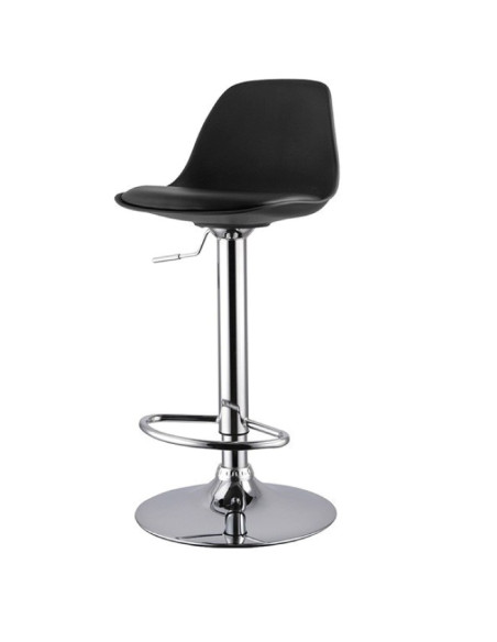 Taburete con estructura cromada TOW RG