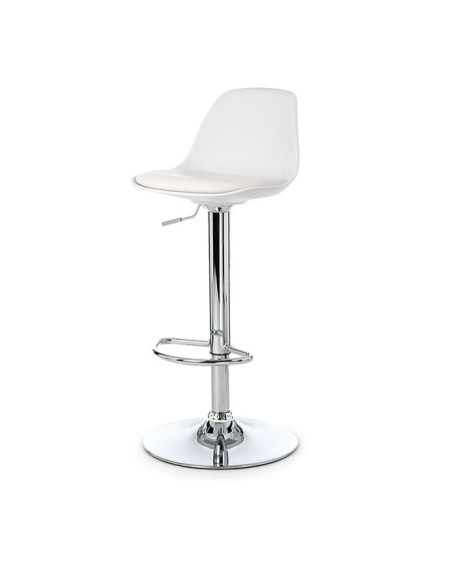Taburete con estructura cromada TOW RG