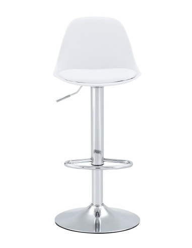 Taburete con estructura cromada TOW RG
