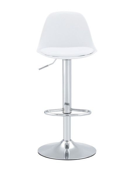 Taburete con estructura cromada TOW RG