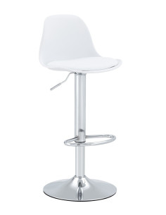 Taburete con estructura cromada TOW RG