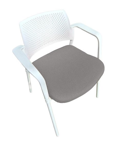 Silla de oficina, asiento tapizado, KYROS CB