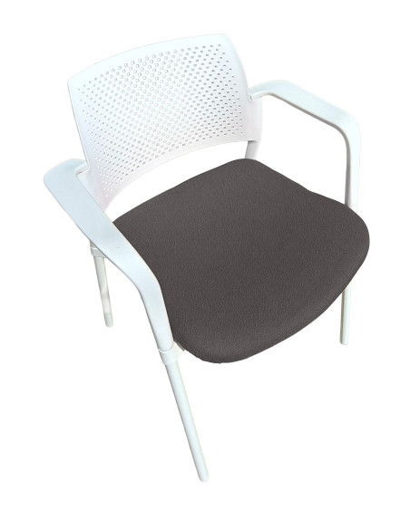 Silla de oficina, asiento tapizado, KYROS CB
