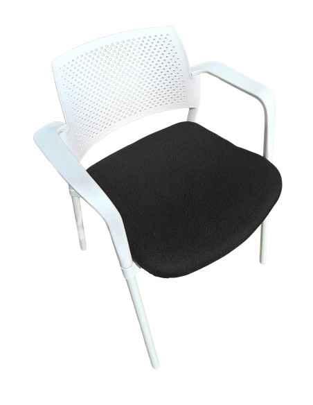 Silla de oficina, asiento tapizado, KYROS CB