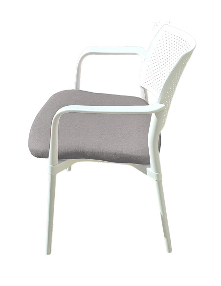 Silla de oficina, asiento tapizado, KYROS CB