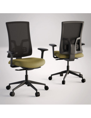 Silla de oficina RIO BLACK