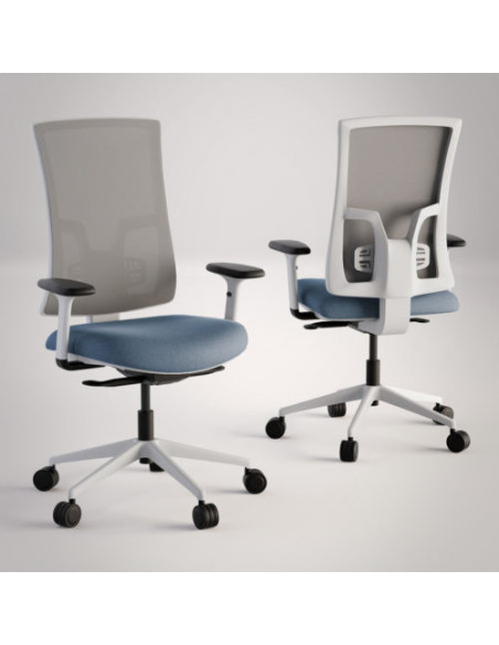Silla de oficina RIO WHITE