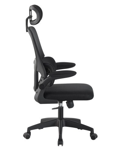 Silla con respaldo de malla y...