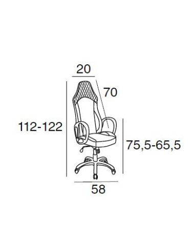 Silla Gaming giratoria CIBER
