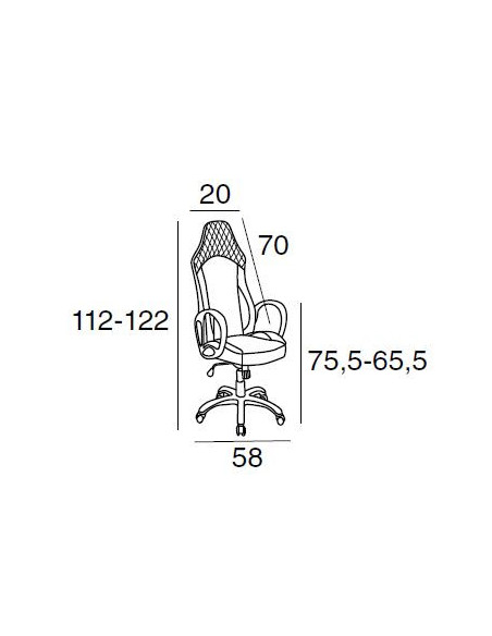 Silla Gaming giratoria CIBER