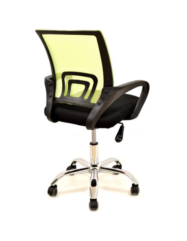 Silla de oficina, tejido negro y...