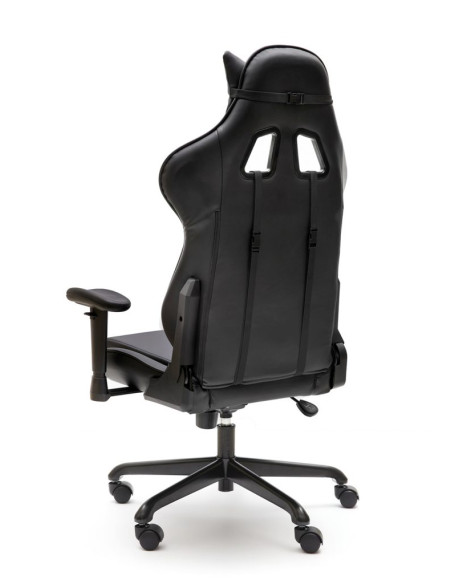 Silla Gaming ecopiel negro-gris MAGOR