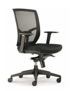 Silla giratoria respaldo malla CIVARO