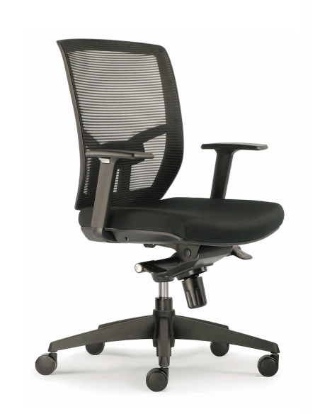 Silla giratoria respaldo malla CIVARO