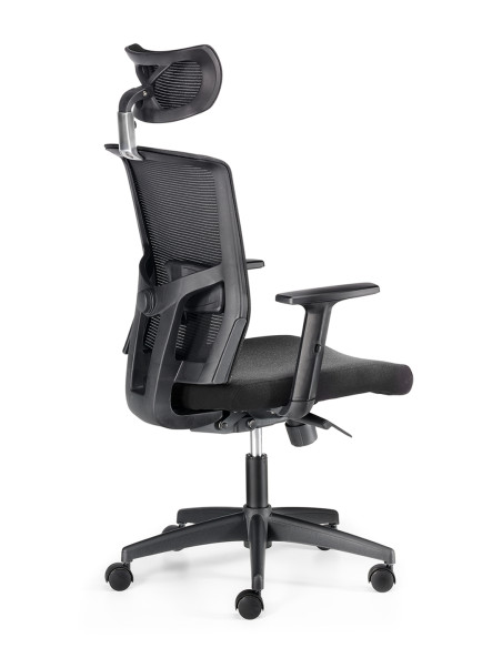 Silla giratoria, soporte lumbar, cabecero regulable VIENA