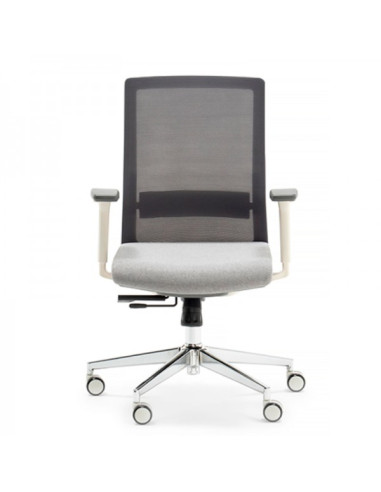 Silla giratoria, respaldo de malla NELIA