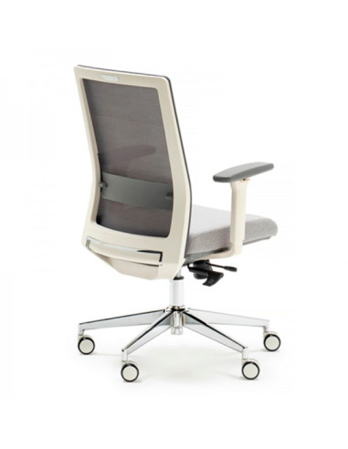 Silla giratoria, respaldo de malla NELIA