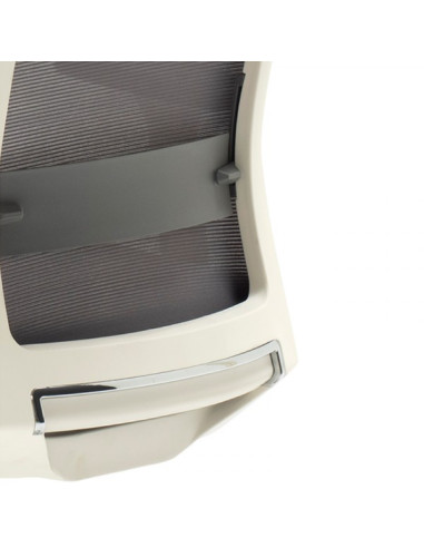 Silla giratoria, respaldo de malla NELIA