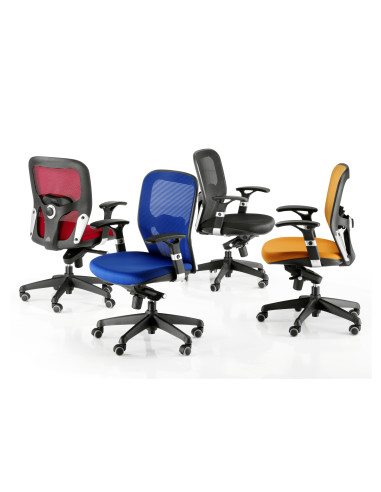 Silla giratoria respaldo alto de...