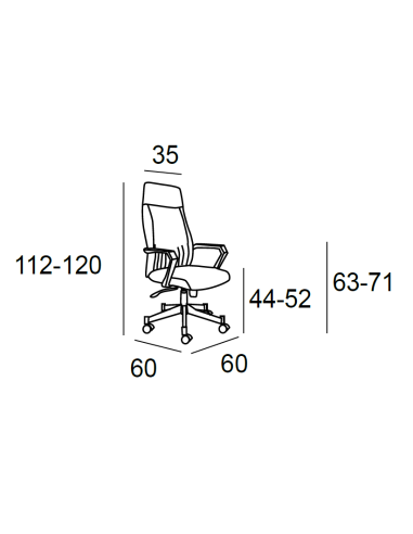Sillón de dirección BOMBAY