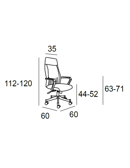 Sillón de dirección BOMBAY