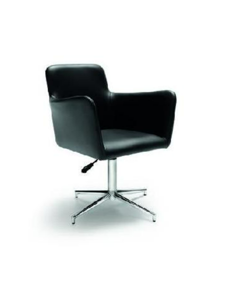 Silla fija ecopiel, altura elevable OTELO-F