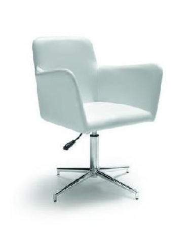 Silla fija ecopiel, altura elevable...