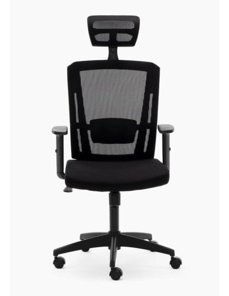 Silla giratoria respaldo alto, cabecero regulable  SOFIA