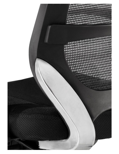 Silla giratoria con respaldo alto de...