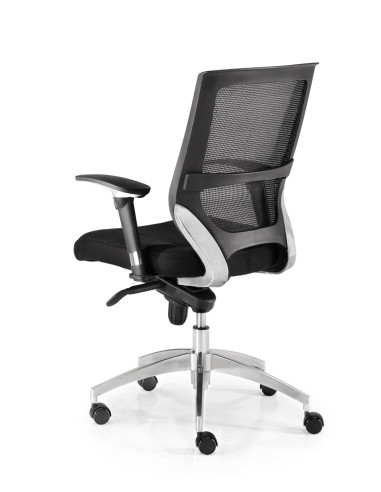 Silla giratoria con respaldo alto de...