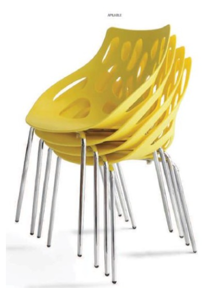 Silla confidente polipropileno GRETA-P