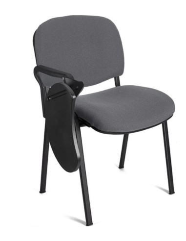 Silla tapizada con pala de escritura...