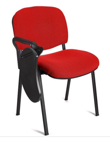 Silla tapizada con pala de escritura...