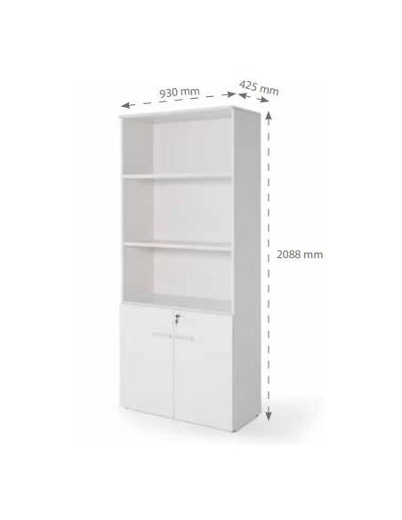 Armario alto, con  puertas bajas, Exprés