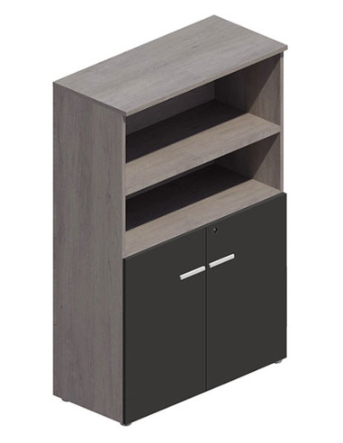 Armario medio con puertas bajas MDF,...