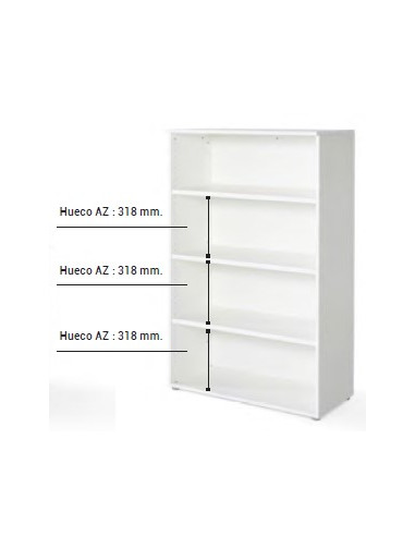 Armario medio, con puertas bajas