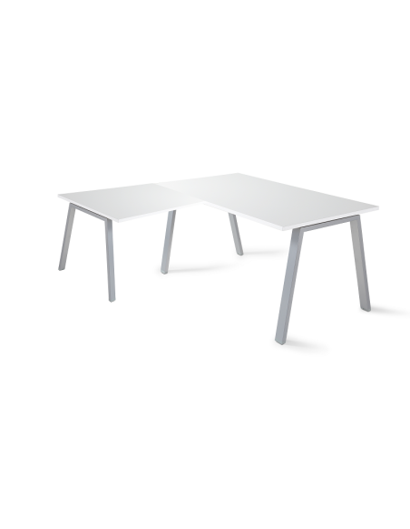 Mesa con ala, estructura metálica, Atrio