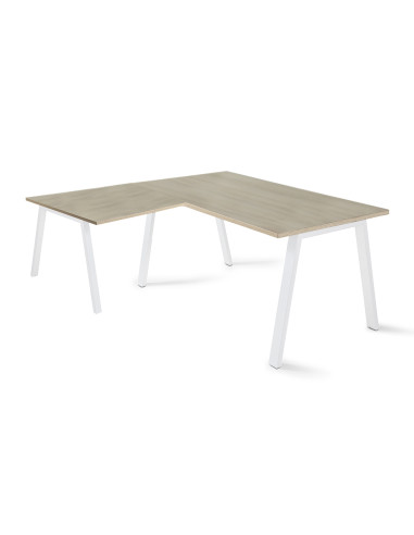 Mesa con ala, estructura metálica, Atrio