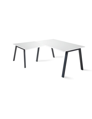 Mesa con ala, estructura metálica, Atrio
