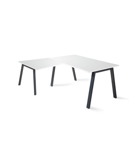 Mesa con ala, estructura metálica, Atrio