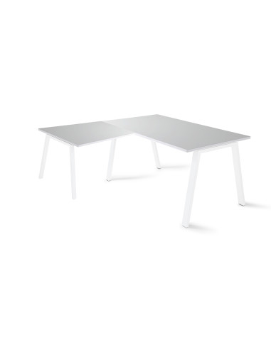 Mesa con ala, estructura metálica, Atrio