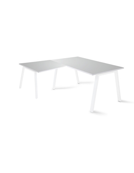 Mesa con ala, estructura metálica, Atrio