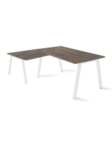 Mesa con ala, estructura metálica, Atrio