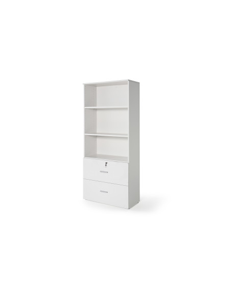 Armario alto, con cajones archivadores