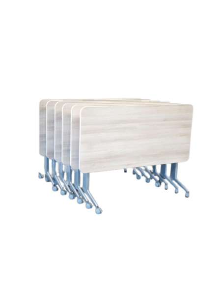 Mesa polivalente pie abatible, Forma